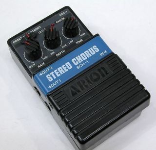 Arion SCH 1 Stereo Chorus Effects Pedal 1980s RARE Vintage Made in 