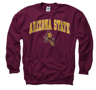 Arizona State Sun Devils Maroon Perennial II Crewneck Sweatshirt 