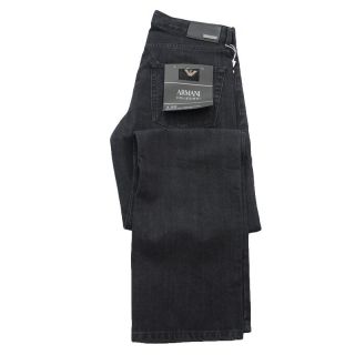 Armani COLLEZIONI J99 Regular Fit Black Jeans US 34 EU 50