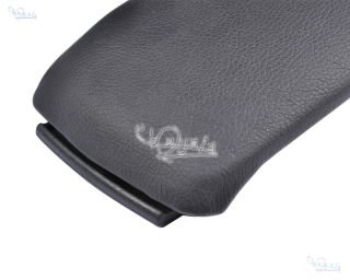 Leatherette Armrest Console Cover/Lid for Audi A6 A4 S4 Black
