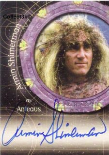 Stargate 10 Autograph A95 Armin Shimerman as Anteaus