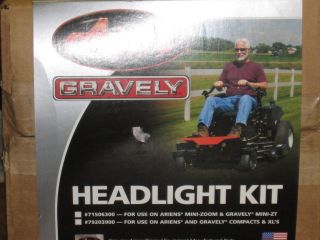Gravely Ariens Zero Turn Lawn Mower Headlight Kit  