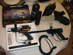 Paintball Guns Markers and Acc. Spyder Raptor Tanks more