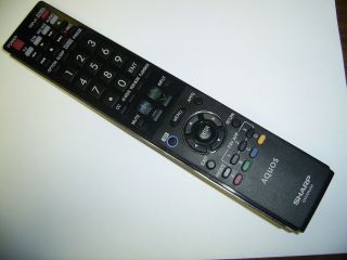 SHARP AQUOS 3D TV Remote Control GA936WJSA LC 40LE835U LC 46LE835U LC 