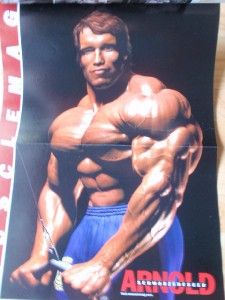   bodybuilding muscle magazine/ARNOLD SCHWARZENEGGER 11 07 (with Poster