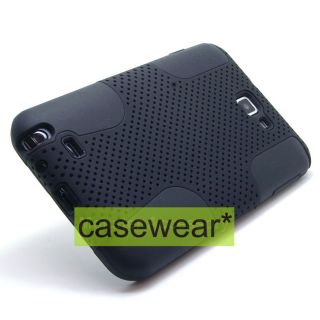 Black Apex 2 in 1 Dual Layer Hard Case Gel Cover for Samsung Galaxy 
