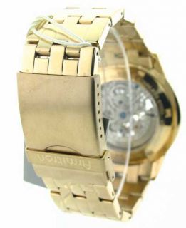 Armitron 20 4441SVGP Mens Automatic Goldtone Watch New