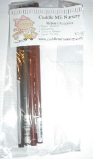   Supply Primsacolor Color Pencils for Drawing Reborn Hair, 4 Pencils