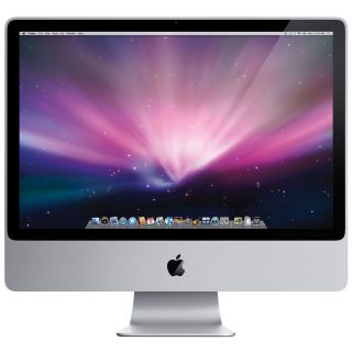 24 Apple iMac Aluminum All in One Core 2 Duo 3 06GHz MB398LL A 2GB 