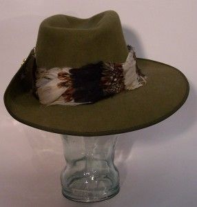 Vintage Australian Military Forces Slouch Hat Bardsley Felt 7 1 8 