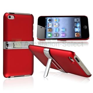  snap on case compatible with apple ipod touch 4th generation red