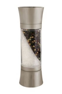 NEW KitchenArt 80310 Dual Ended Salt and Pepper Grinder Satin