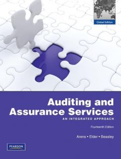   and Assurance Services 14th Edition By Arens, Elder, Beasley + CD ROM