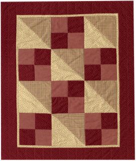 New Park Designs Apple Jack Quilted Throw 50x60