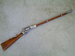 Replica Revolving Colt 1855 El Dorado Bull Harris John Wayne .44 Rifle 