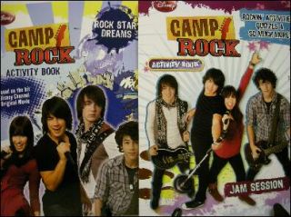 Camp Rock Activity Books Featuring Jonas Brothers 0766632180