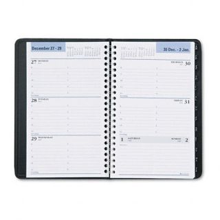 New Dayminder® Recycled Weekly Appointment Book Black