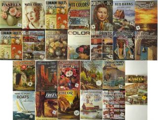 Walter T Foster Lot of 25 Vintage Art Books