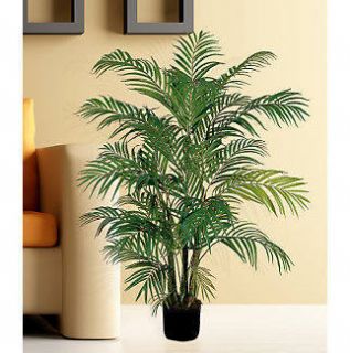 4ft Nearly Natural Areca Silk Palm Tree Artificial 4 Tropical Plant 