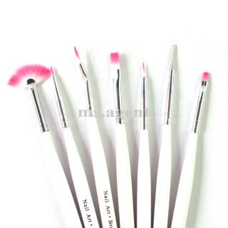 7pcs Nail art Design painting pen polish set make up tool H24