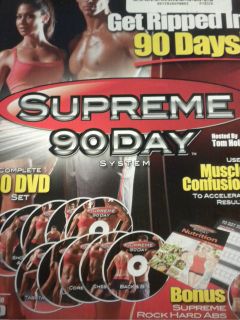    90 DAY SYSTEM HD 10 DVD SET INSANE ABS WORKOUT FITNESS AS SEEN ON TV