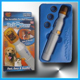   Pedi Paws Painless Pet Nail Trimmer Dogs Cats as Seen on TV