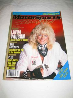 MotorSports Illustrated March 1990 Linda Vaughn Arie Luyendyk