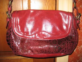 Ashburn Collection Purse Red Animal Print Soft Red Hot