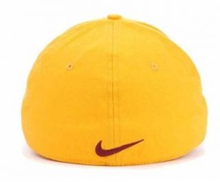 arizona state sun devils new yellow swoosh flex fitted hat cap m l 