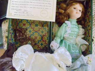 Ashley Belle Karen 14 porcelain doll. With case and clothing