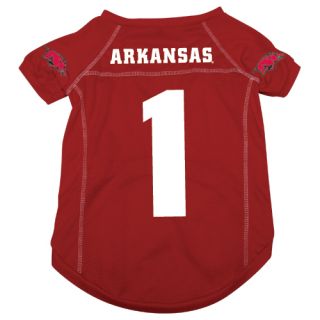Arkansas University Razorbacks Pet Dog Jersey All Sizes