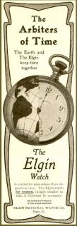 The Arbiters of Time ~ 1903 Elgin Pocket Watches Advertisement