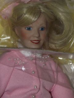 Ashton Drake Peggy Sue Yearbook Porcelain 16 in Doll Pink Poodle Skirt 