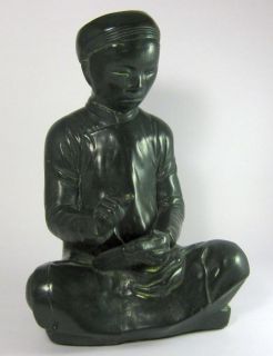 Vintage Austin Prod 1961 Asian Statue Figurine Scholar Chinese 