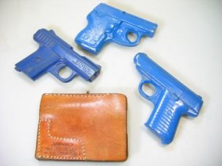 ALFONSO Wallet Gun Holster COLT 1908 & Jr Baby BROWNING 25 RAVEN NAA 