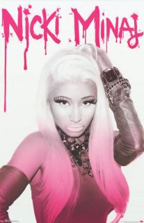 Nicki Minaj Fuscia Femme Fatale Portrait 22x34 Poster