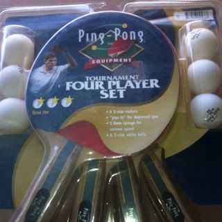 Ping Pong Table Tennis Paddle Set by Ping Pong 4 Paddles