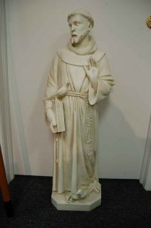 Traditional Statue of St Francis of Assisi 37 Tall