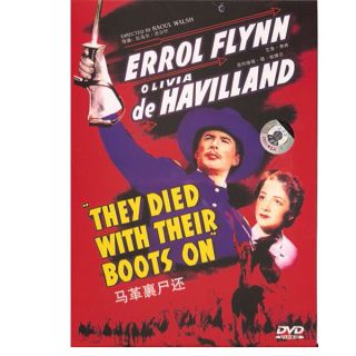 They Died with Their Boots on Errol Flynn 1941 DVD New