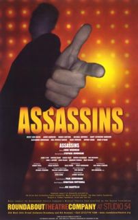 Broadway Sondheim Poster Assassins Michael Cerveris