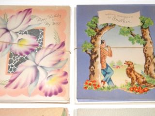 Vintage Collectible Happy Birthday Assortment Cards Set 72pc