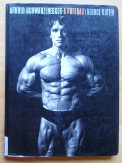 ARNOLD SCHWARZENEGGER A PORTRAIT bodybuilding muscle book (1990) Rare 