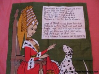 Tea Towel Linen Ashwood Dalmatian Dog Queen Ulster 5272 Ireland 