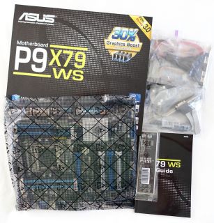 New Asus LGA 2011 P9X79 WS Workstation Motherboard