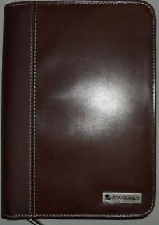 70 N345 05 at A Glance Executive Planner Cover Brown