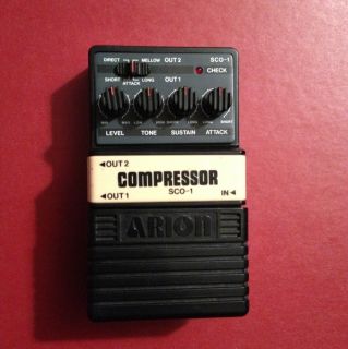 Arion Sco 1 Compressor Compressor Guitar Effect Pedal Made in Japan 