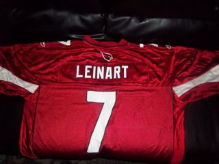 Arizona Cardinals Matt Leinart Jersey 2XL Red Reebok on Field NFL 