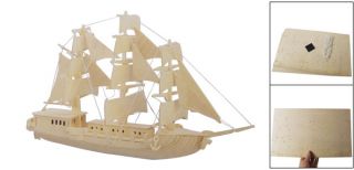 Assemble European Tall SHIP Model DIY Puzzle Wooden Construction Kit 