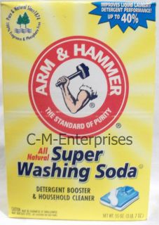 Arm Hammer All Natural Super Washing Soda 55 Oz