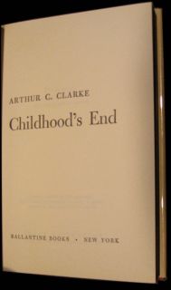 Arthur C Clarke Childhoods End 1st Edition 1953